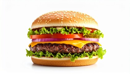 Delicious burger cheeseburger food fast food meal
