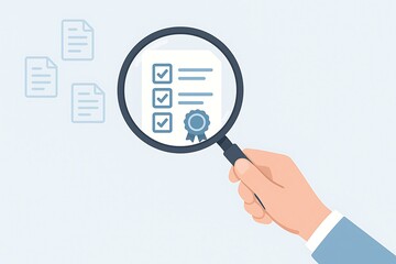 Streamlining Document Review Efficiently Examining and Verifying Important Papers with a Magnifying Glass for Accuracy and Compliance