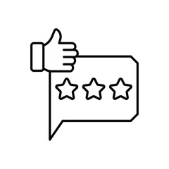Feedback  Vector icon