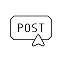 Post  Vector icon