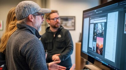 Happy young couple relaxing together on the couch at home, using a laptop and smiling while watching TV - Powered by Adobe