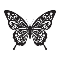 butterfly silhouette vector