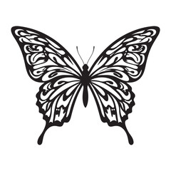 butterfly silhouette vector