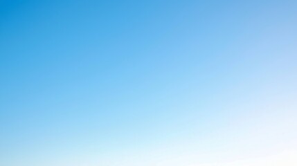 Fototapeta premium Blue Sky Gradient Simple Composition, Clear Sky Image, Peaceful Concept, sky, gradient