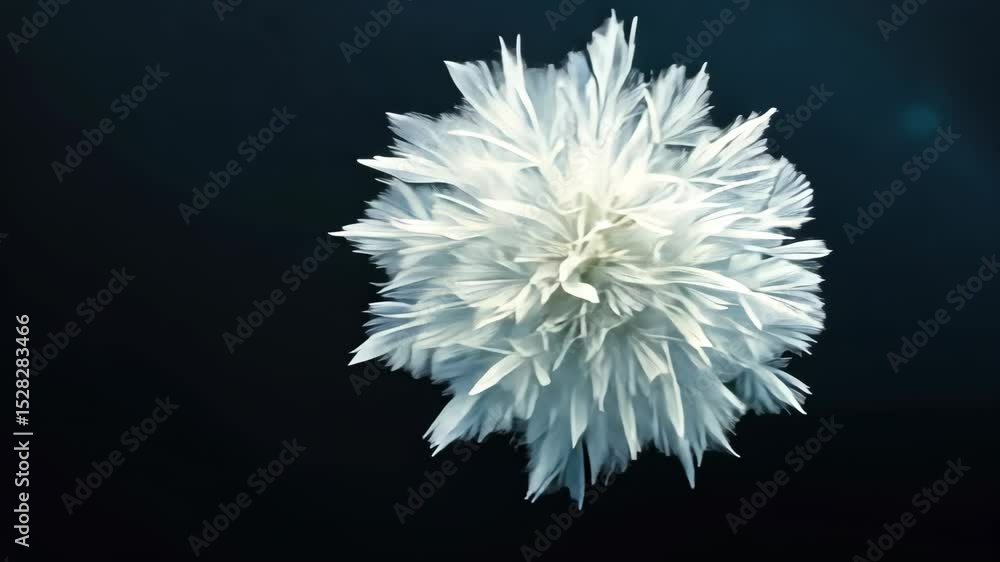 Aufkleber discover a stunning frozen crystal structure with sharp, delicate features and unique shapes contras