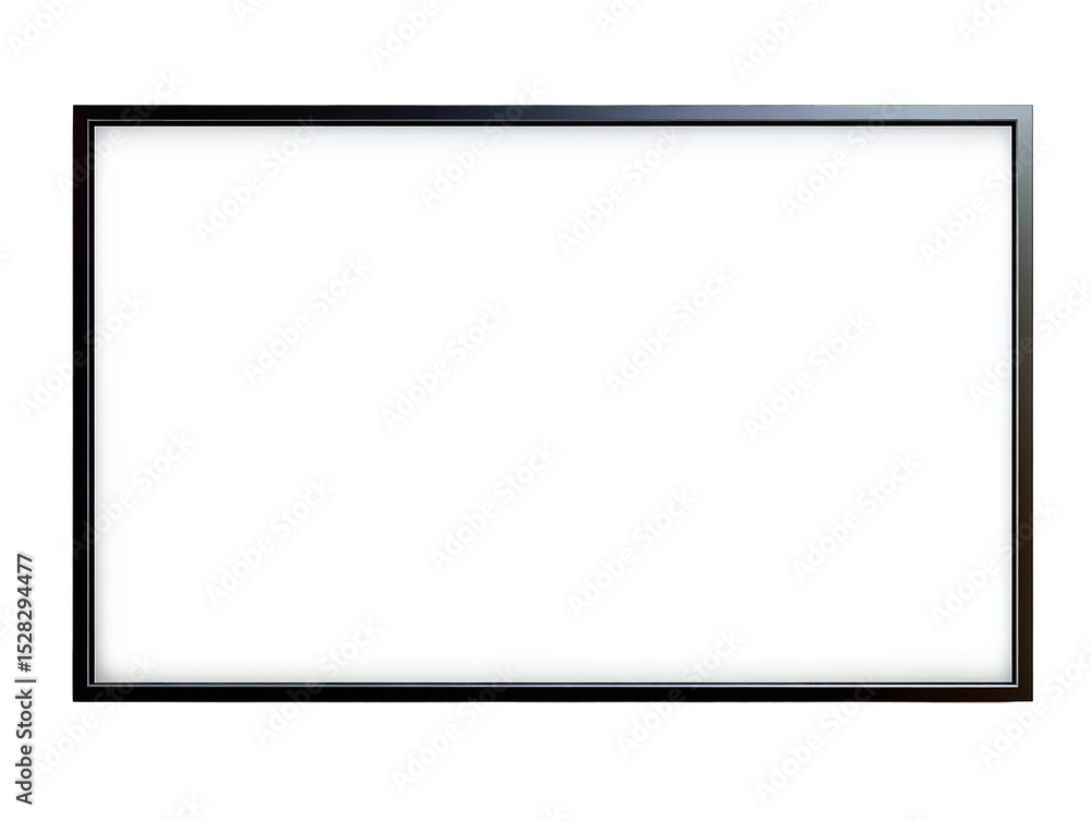 Poster a sleek blank modern frame embodying minimalist design ready to display your vision with a on transp