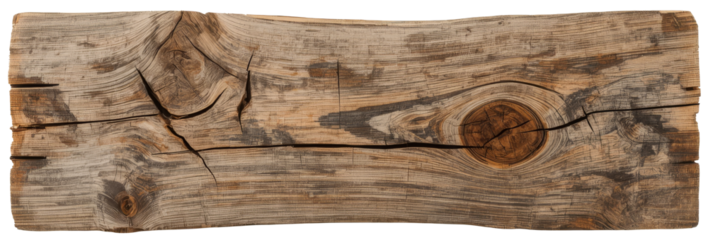 wood wooden sign background board plank signpost, single, elongated piece of aged natural wood. The plank exhibits rich brown and grey tones, showcasing distinct wood grain