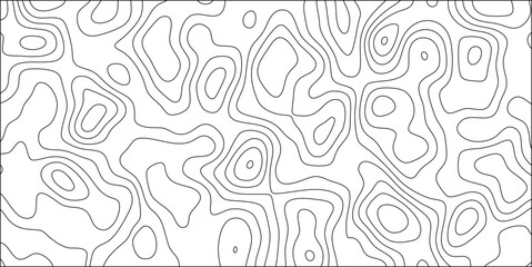 Abstract contoured surface pattern in black and white illustrating topography and elevation variation suitable for backgrounds and graphic designs