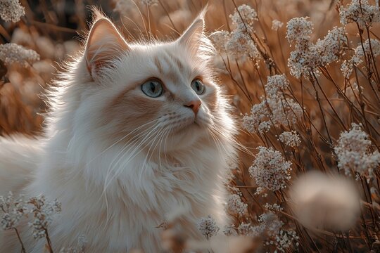 Pet cats exploring in Chunri Park