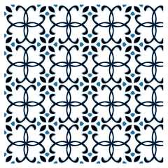 vector seamless pattern with flowers, seamless geometric pattern with a white background, mall diamond or leaf-like shapes fill some of the gaps, adding to the intricate and decorative nature