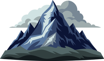 Stormy mountain