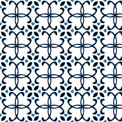 vector seamless pattern with flowers, seamless geometric pattern with a white background, mall diamond or leaf-like shapes fill some of the gaps, adding to the intricate and decorative nature