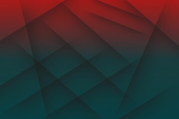 Obraz premium an abstract geometric background with intersecting lines and a gradient color scheme, from deep red to dark teal.used in various contexts, such as presentations, flyers, and website designs. 