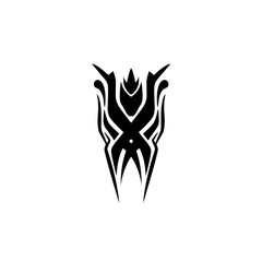 Obraz premium Mysterious black backdrop, evoking contemplation through its stark simplicity