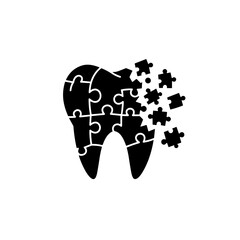 Tooth Award Icon for Pediatric Dental Achievement and Smile Champion Concept
