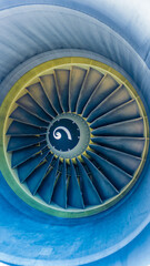 Jet engine for passenger aircraft.