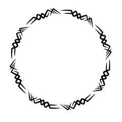 Enigmatic black canvas, infinite deepness and complete obscurity essence