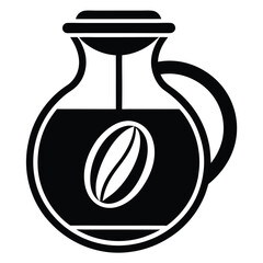 Vector illustrations of coffee and tea containers, including mugs, pots, and thermoses, isolated on white for your beverage needs