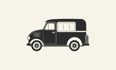 Delivery truck icon, set of black first shipping delivery truck icon vector silhouettes 