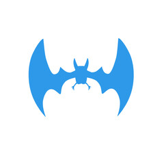 Stylized nocturnal creature glyph on a dark backdrop creating contrast
