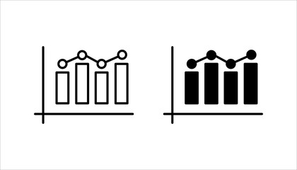 Benchmarking Icon Set With Multiple Style Collection, vector illustration on white background.
