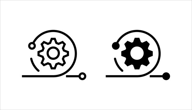 Agile, Agile Development Vector Icon set Design- Editable Stroke

