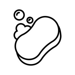 Soap with bubbles icon  vector illustration on white background.
