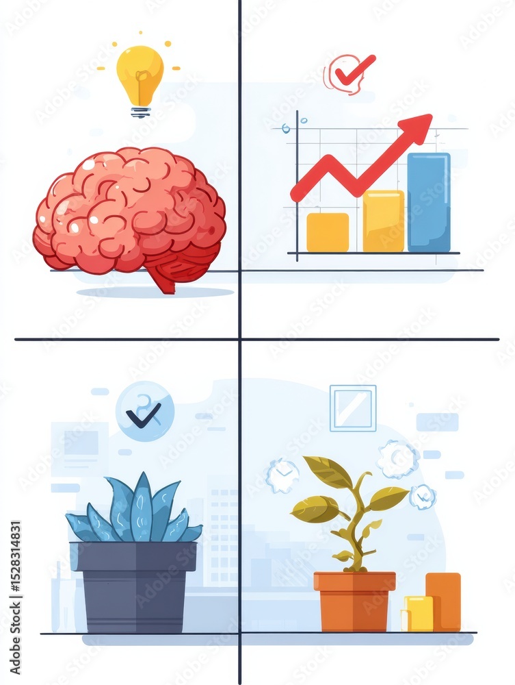 Poster comparison of fixed mindset versus growth mindset in educational and personal development contexts