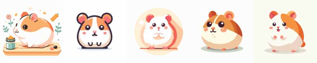 Vector of a hamster