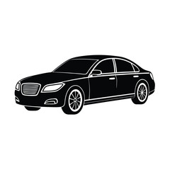 Fototapeta premium black sports car