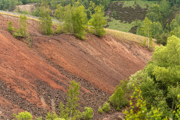 Aufschüttung Halde Berg Landschaft Schandfleck