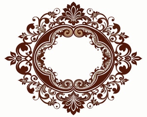 frame, border, ornate, floral, vintage, elegant, design, decorative, brown, swirl, flourish, leaf, vector, graphic, antique, retro, wedding, invitation, greeting, classic, element, template, backgroun