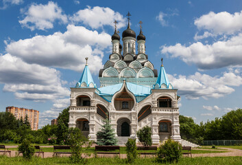 Church of the Annunciation of the Blessed Virgin Mary in Taininskoe. Mytishchi. Moscow region, Russia