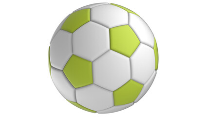 yellow white soccer ball 