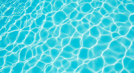 Shimmering turquoise water reflects sunlight in a dazzling display