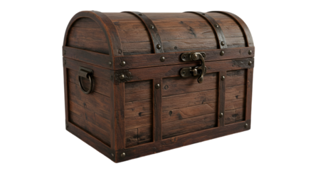 Antique Wooden Chest: Rustic Decor, Vintage Treasure Box, Brown Wooden Trunk, Storage Container, Retro Home Decor, Decorative Box, Old Chest, Wood Chest, Rustic Box