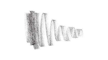 Black Crayon Texture Scribble, Soft Pastel Hand Drawn Shading on White Background. Hand-drawn pencil scribbles rough frames. pencil strokes isolated on a transparent background.