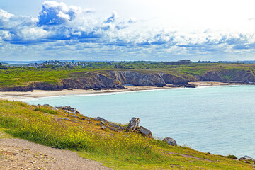 Penhir tas de pois in Crozon French South brittany