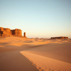 Fototapeta premium Pastel Skies Above Rolling Sand Hills