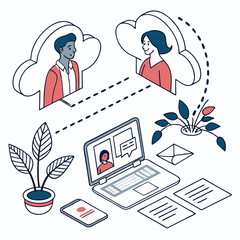 Streamlined Online Collaboration Enhancing Remote Teamwork and Communication