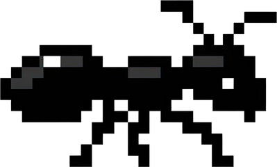 Pixelated creature design.