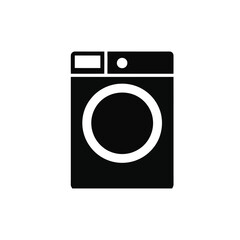 Modern Washer Dryer Icon Clean Laundry Appliance Symbol