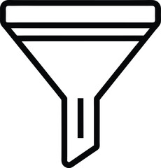 Filter Outline Icon: Sort Symbol

