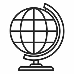 Obraz premium globe icon