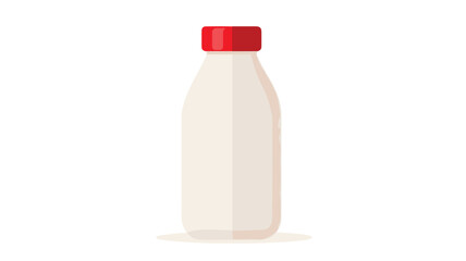 Bottle of Milk Flat Icon Vector Illustration for Graphic Design Projects