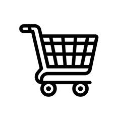 Shopping Cart Icon A Versatile Vector Illustration for E-commerce and Retail