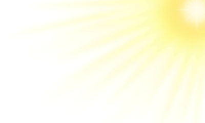 Realistic sunlight glow rays effect, bright sunbeam shining lens flare with vibrant glowing sunshine isolated PNG transparent background. Summer sunny light decoration design elements