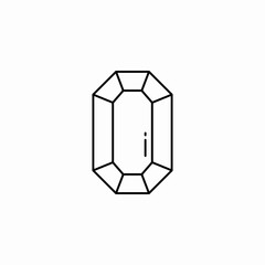 gem stone icon sign vector