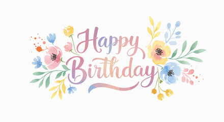 Pastel floral background design