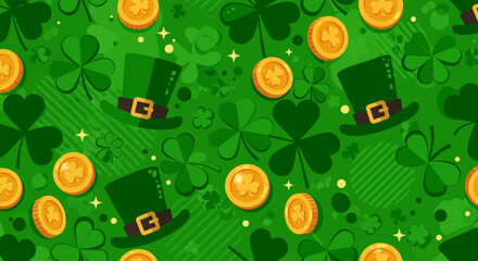 Abstract blurred green and orange background